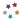 Crocs Jibbitz™ charms Icon Glitter Stars 5 Pack
